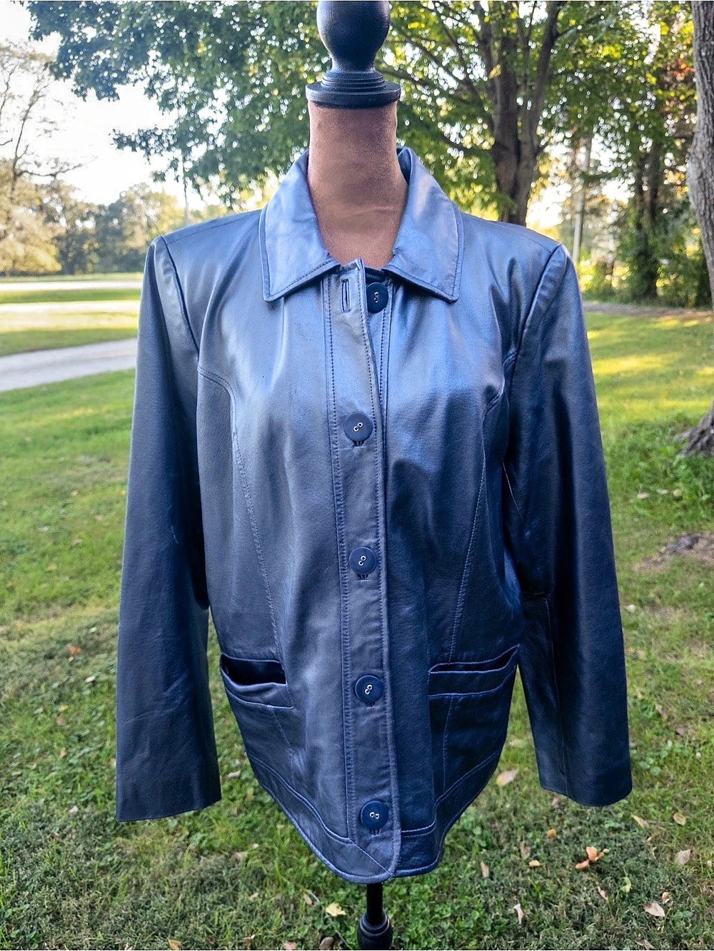 Dialogue Blue Jacket Size Medium